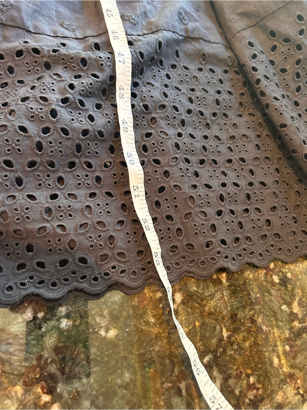 NWT And Now This Tiered Eyelet Maxi Dress. Racer back. Cotton. Boho. Prairie. XL - Picture 8 of 9